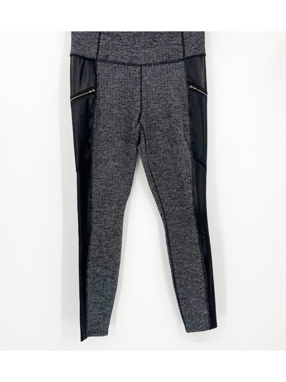 Athleta Metro Drifter Leggings M Herringbone Luxe Medium Rise Pocket